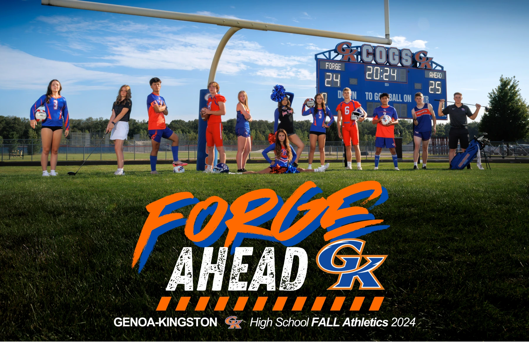Design / Multimedia photograph titled GK Fall Program 2024 Center Spread